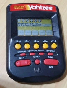 Vtg Yahtzee Handheld Electronic Battery Game TESTED Working 1995 Milton Bradley - Picture 1 of 4