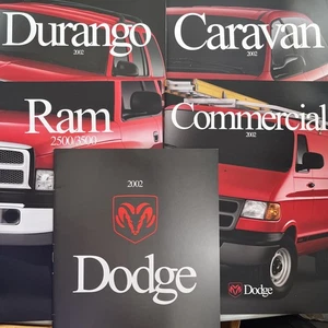 2002 Dodge Sales Brochures Lot of 5 Commercial Caravan Durango Ram 2500/2500 - Bild 1 von 11