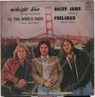 MELISSA MANCHESTER /MORRIS ALBERT /AMERICA /THREE DOG NIGHT THAI THAILAND 45RPM - Image 1 of 3