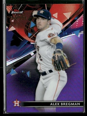 2021 Finest Purple Refractor #83 Alex Bregman Houston Astros - Image 1 of 2