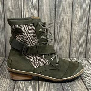 Sorel Damen Slimboot Fischgrät Stiefel wasserdicht Winter Größe 10,5 NUR RECHTER SCHUH - Bild 1 von 7