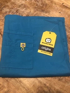 Wonder Wink Nurses Medical Scrub Pants Teal Blue 2XL NEW w Tags - Picture 1 of 2
