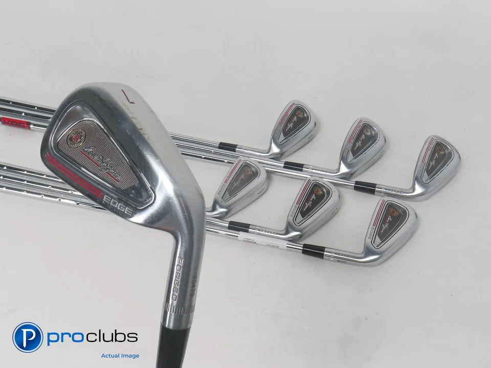 Nice Ben Hogan EDGE Forged 4-PW IRON SET - KBS Tour 90 Stiff Flex Steel 386633 - Image 1 of 4