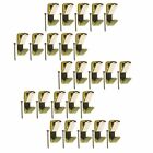Everhang 8kg Brass Plated Picture Hooks - 25 Pack - AUSTRALIA BRAND