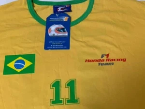 Rubens Barrichello Official Shirt - Honda Formula 1 - very rare model - Picture 1 of 9