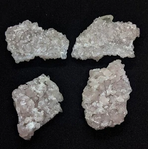 EXCELLENT GROUP 4 ITEMS MM QUARTZ W/ APOPHYLLITE CRYSTALS MINERALS SPECIMEN+16.2 - Picture 1 of 6