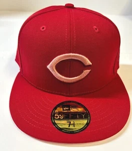 Cincinnati Reds NE MLB MonoCamo Fitted Hat~Red - Picture 1 of 5