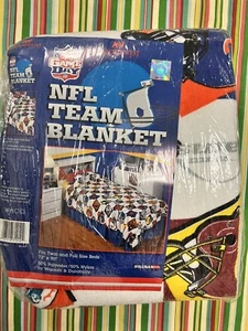 Manta del equipo de la NFL de colección camas dobles y tamaño completo The Northwest Company EE. UU. NUEVA - Imagen 1 de 11