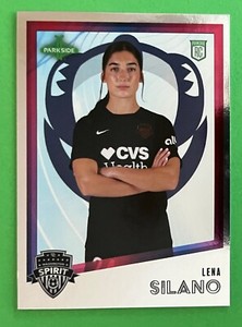 Lena Silano 2023 Parkside NWSL Volume 1 FOIL PARALLEL Rookie #1 SPIRIT