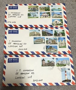 Fiji Architecture Building Definitive Stamps On Cover Bridge - Picture 1 of 1