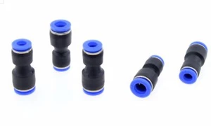 2 piezas 8 - 6 mm reductor neumático recto ajuste tubo accesorio de aire 6 mm 8 mm - Imagen 1 de 2
