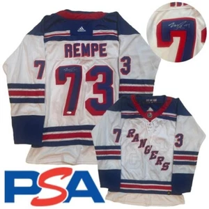 Camiseta firmada por Matt Rempe de los New York Rangers autografiada por PSA/DNA - Imagen 1 de 5