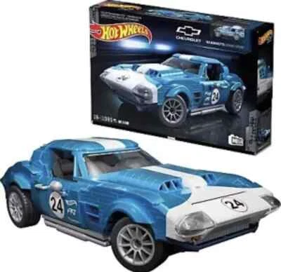 MEGA Hot Wheels 63 Corvette Grand Sport Race Car Building Toy Kit - Image 1 of 3