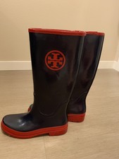 tory burch rain boots size 9