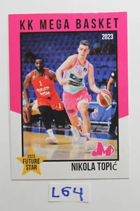 2023 Nikola Topic  Future Star Basketball   Rookie   KK Mega Basket Card #44 LG4 - Picture 1 of 2