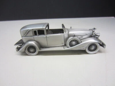 Lot #35 Danbury Mint 1933 V-16 CADILLAC TOWN CAR Pewter Classic Cars of World - Image 1 of 4