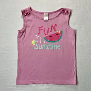 Gymboree Girls Pink Fun In The Sunshine Tank Top T-Shirt Sz 10 - Picture 1 of 6