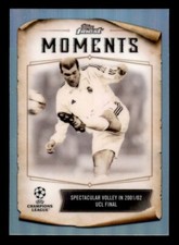 2022-23 Topps Finest UEFA CL MOMENTS REFRACTOR #FM-4 ZINEDINE ZIDANE
