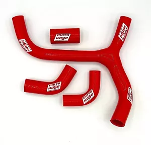 KAWASAKI KX450 KX450X 2024 2025 MOTO HOSE SILICONE Y RADIATOR HOSE Red 23-330YR - Bild 1 von 7