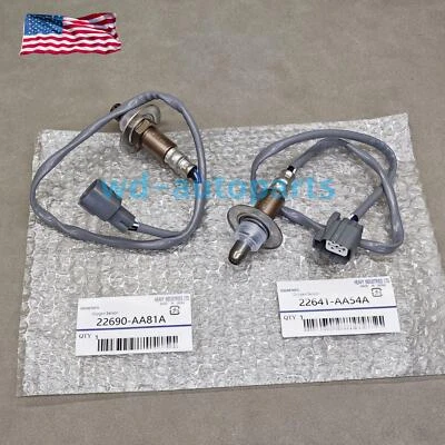 New 2PCS Front & Rear Oxygen O2 Sensor For 2010-2012 Subaru Legacy Outback 2.5L - Image 1 of 4