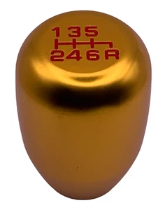 oro T2 perilla de cambio de marchas 6 velocidades rojo para mazda - Imagen 1 de 6