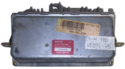 0 265 106 058 BMW 740i 740 1993-1994 módulo de control abs Foto 1 de 4