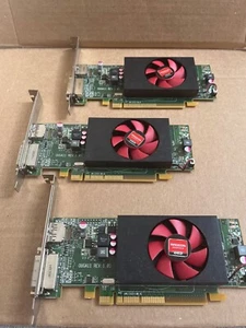Lot x 3 Dell PCI Express Video Card AMD Radeon HD 8490 1GB DDR3 Full Ht 7W12P - Picture 1 of 3