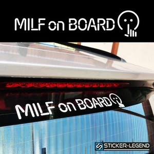 Milf on Board Pssst | Autokleber | PVC/Vinyl Sticker | Autokleber | Auto Styling - Bild 1 von 2
