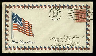 680 FALLEN TIMBERS FDC TOLEDO, OH UNLISTED CACHET BY BRADIE BUCHANAN--SCARCE - Image 1 of 2