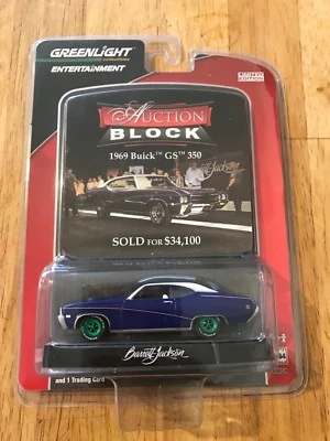 Greenlight Green Machine 1969 Buick GS 350 Auction Block Series 10 Blue/White - Image 1 of 4