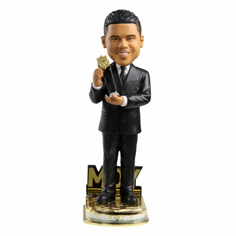 Russell Wilson Seattle Seahawks Man Of The Year Bobblehead NFL Cover
