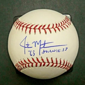 Justin Masterson Signed Official MLB Baseball with JSA COA - Picture 1 of 7