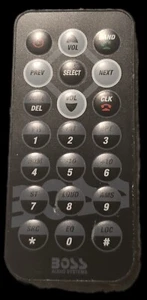 BOSS Audio Systems MR632UAB Bluetooth Stereo OEM Replacement Remote Control Only - Picture 1 of 3