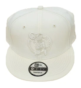 BOSTON CELTICS NBA NEW ERA 9FIFTY OFFICIAL COLOR PACK SNAPBACK HAT CAP WHT - Picture 1 of 2