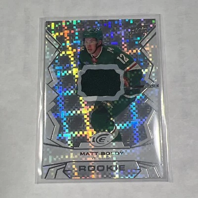 22/23 Upper Deck Ice Jersey Matt Boldy Rookie Minnesota Wild #106 - Image 1 of 2