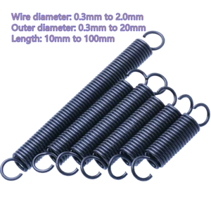 Expansion Springs Wire Diameter 0.3mm - 2.0mm Extension Tension Spring All Sizes - Picture 1 of 16