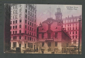 Ca 1913 Postkarte Boston Ma The Old State House - Bild 1 von 1