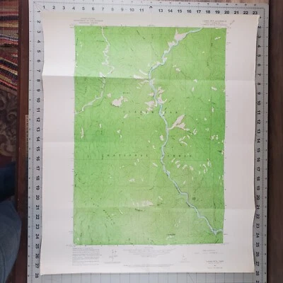 Mapa topográfico Clarke Mtn Idaho Quadrangle Clearwater 1963 USGS 7,5 minutos Foto 1 de 4