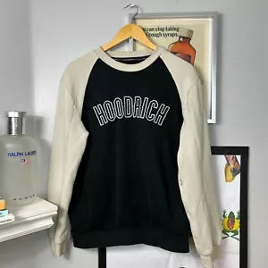 HOODRICH Embroidered Spell Out Crewneck Sweatshirt Size Large - Picture 1 of 11