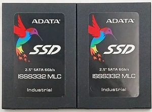 *Lot of 2* ADATA ISSS332 MLC Industrial 256GB SSD | 2.5" | SATA | ISSS332-256GT - Picture 1 of 2