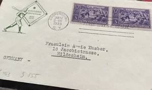 First Day Baseball 1939 Stamped Envelope - Picture 1 of 4