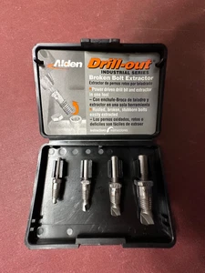 Alden 4017P Drill/Extractor 4 Piece Set, 1/4", 5/16", 3/8", 1/2", Instructions - Picture 1 of 9