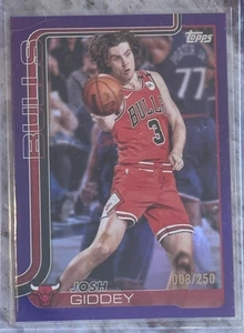 2025-26 Topps Basketball Josh Giddey Purple Rainbow /299 - Picture 1 of 2