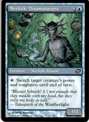 MTG Merfolk Thaumaturgist NEARMINT NM / Magic The Gathering : Planar Chaos - Image 1 of 2