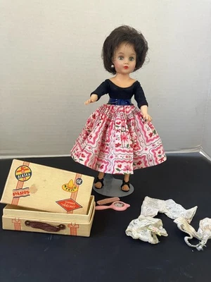 Vintage Miss Nancy Ann 10" Fashion Doll  Earings Taged Skirt  Suitcase  Lingerie - Image 1 of 4