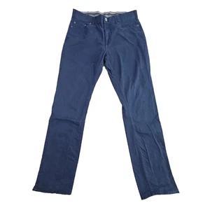 Member's Mark Mason Chino Men's Size W34xL32 Navy Stretch Style M721480 5 Pocket - Picture 1 of 23