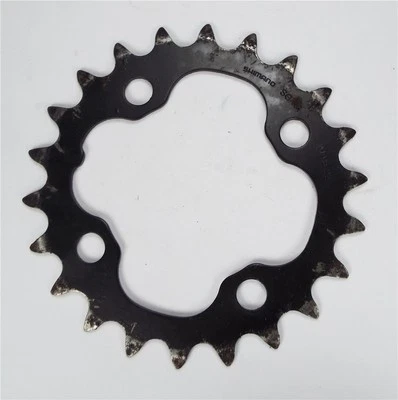 SHIMANO 22T - 8 / 9 СКОРОСТЬ - 64 ММ BCD - ЧЕРНАЯ СТАЛЬ ВНУТРЕННЕЕ ЦЕПНОЕ КОЛЬЦО - MTB HYBRID - Изображение 1 из 2