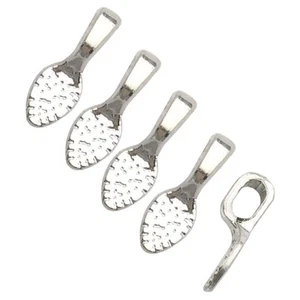 100 Pcs Glue On Bail Charm Pendant Earring Bails for Glass Tile Jewelry Making - Picture 1 of 7