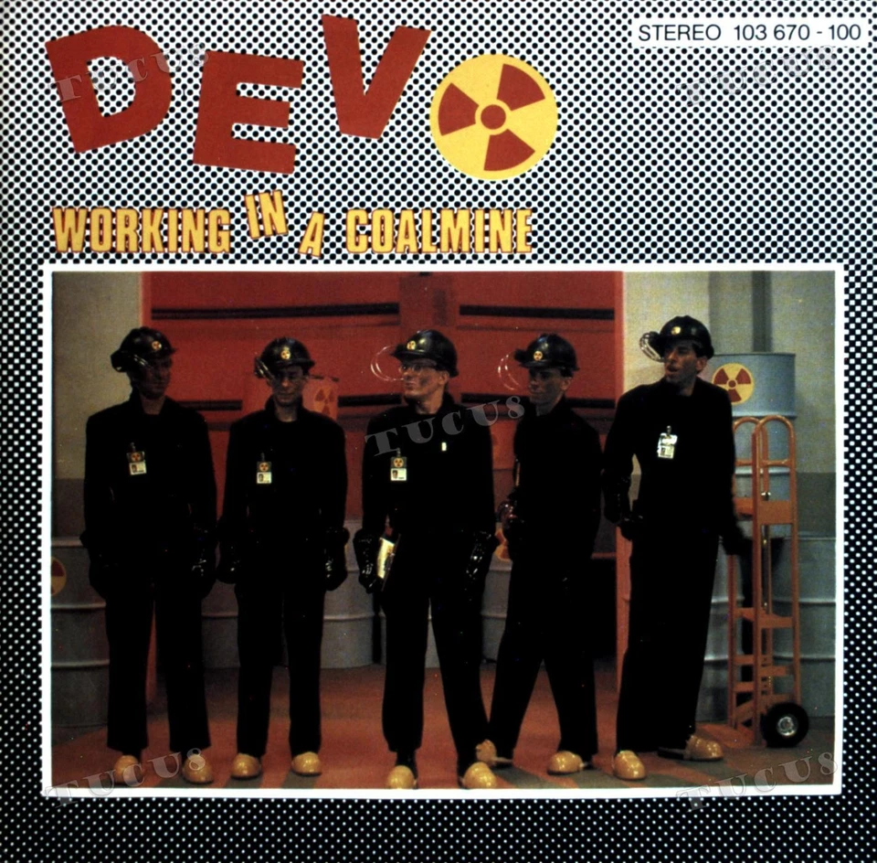 Devo - Working In A Coalmine 7" (VG+/VG+) '* - Image 1 of 1