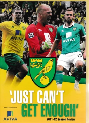 Just Can't Get Enough, Norwich City Season Review 2011/12, 2 DVD Set - Image 1 of 2